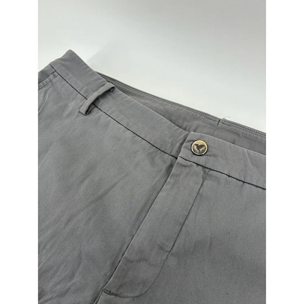 Birddogs Boomstick Mens Gray Lined Stretch Chino Pants 38x32 (Actual 38x29)